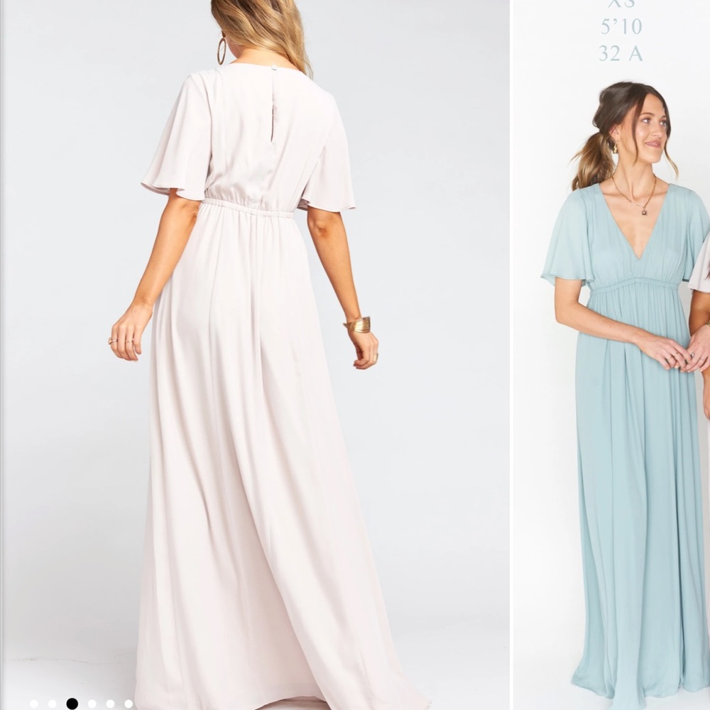 Show Me Your Mumu Bridesmaid Emily Empire Maxi Dress- Show Me The Ring